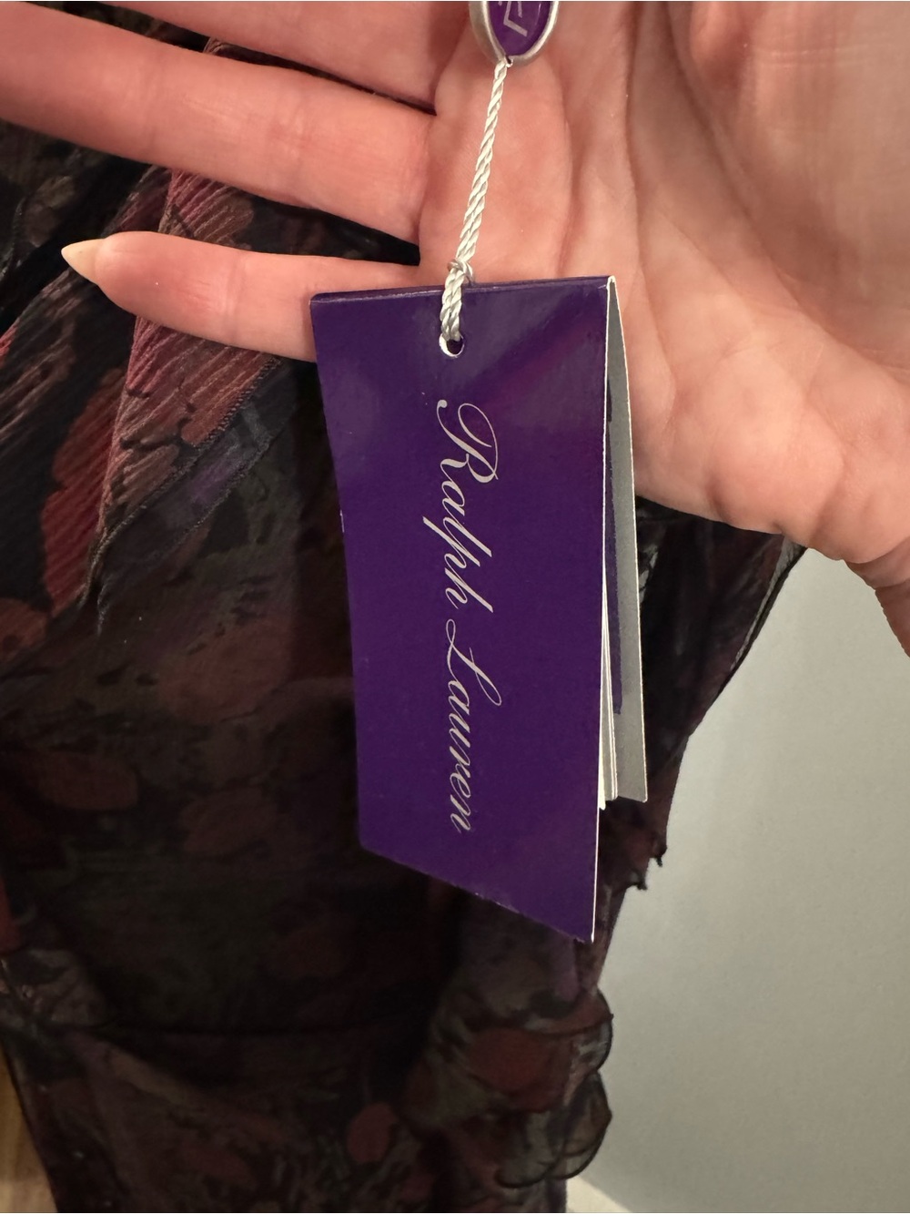 Ralph Lauren Purple Label Chiffon Dress - Picture 6 of 7
